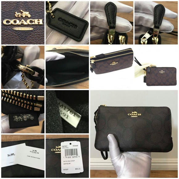 🍁Coach Signature PVC Leather🍁 - Picture 7 of 8